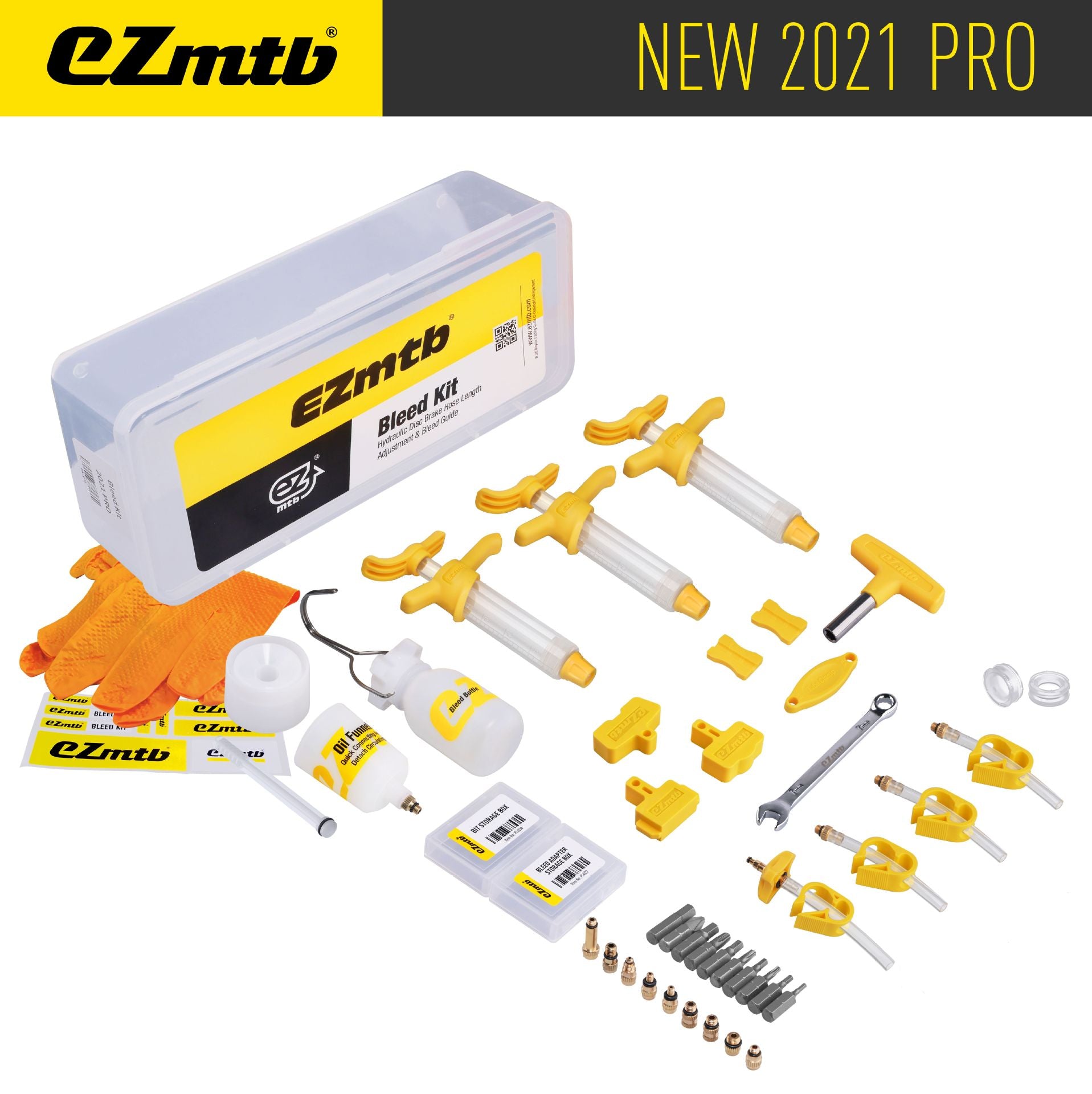 Ezmtb 2022 STD Bicycle Hydraulic Disc Brake Oil Bleed Kit Tools