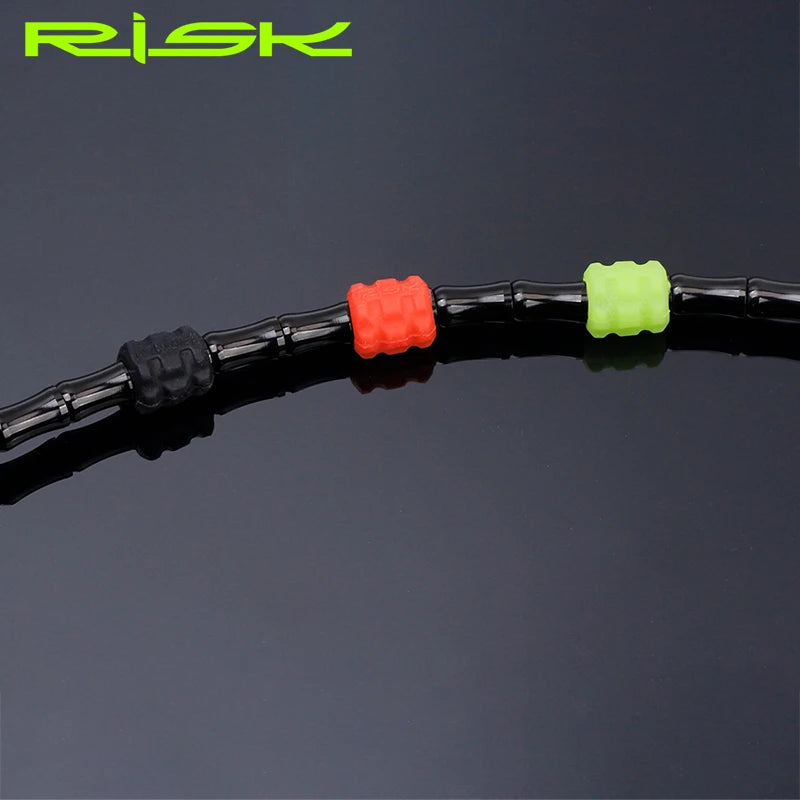 10pcs/lot Bicycle Cable Sleeve  Silicone Protector Cable Guide