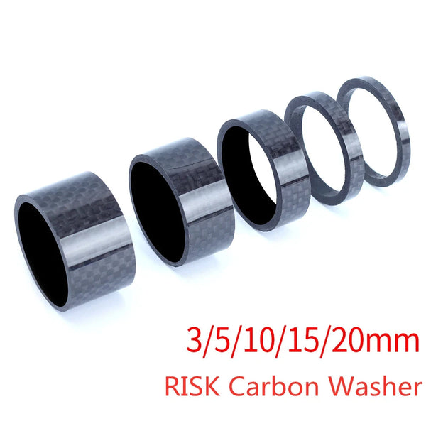 3/5/10/15/20mm Bike Carbon Stem Spacer 28.6MM