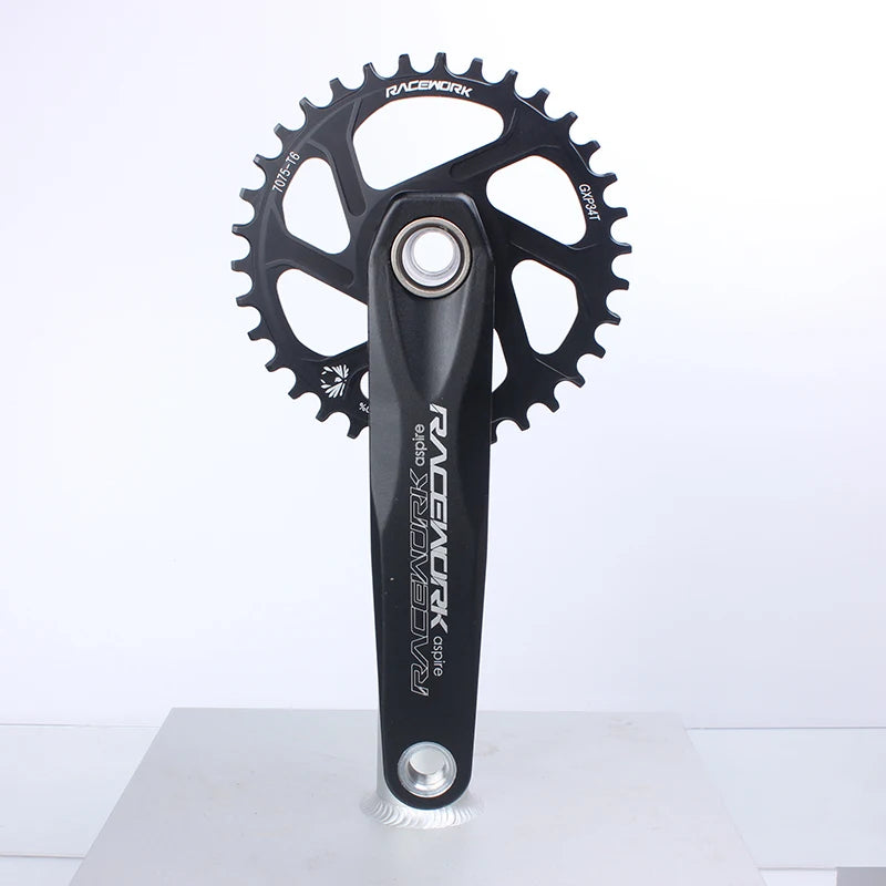 RACEWORK MTB Crankset 170/175mm Mountain Bike Crank Chainring 32/34/36/38T