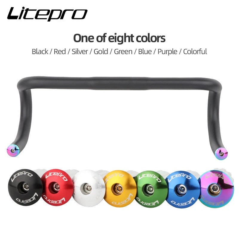 LP litepro Bicycle Grip Handlebar End Plug Cap Aluminum Alloy