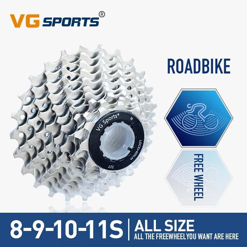 Bicycle Cassette 8/9/10/11 Speed 11-25T/28T/32T/36T Road Bike