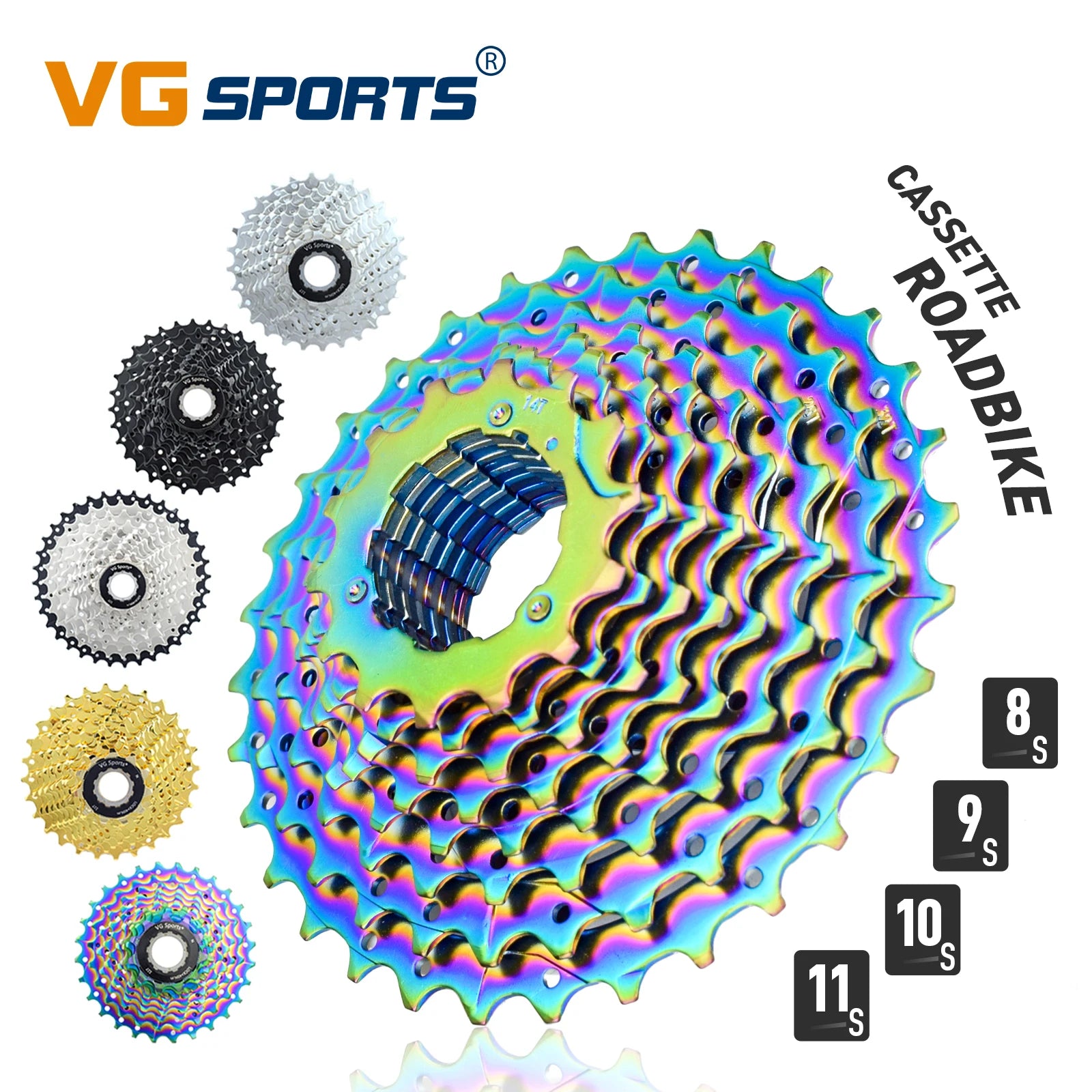 Bicycle Cassette 8/9/10/11 Speed 11-25T/28T/32T/36T Road Bike