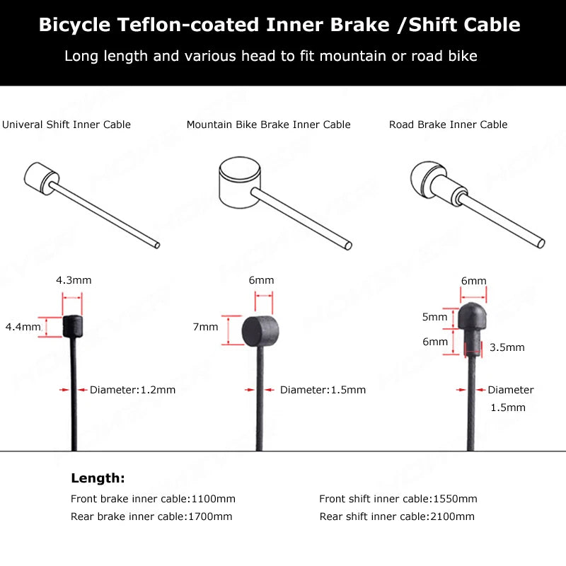 Mtb Road Bike Shifter Brake Inner Cable