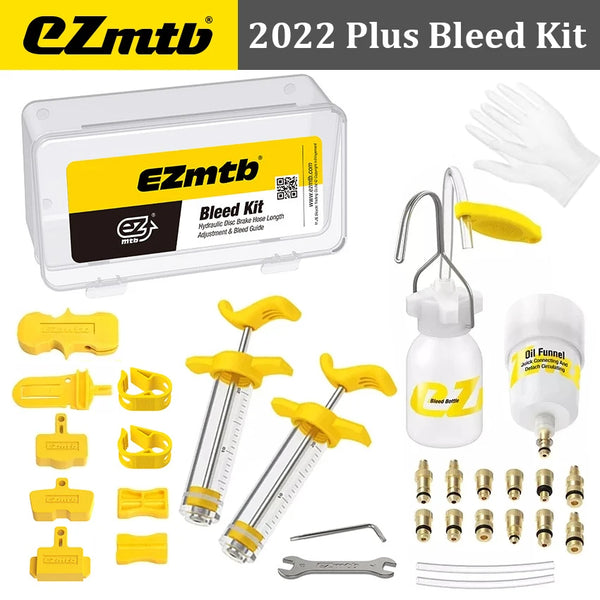 Ezmtb 2022 STD Bicycle Hydraulic Disc Brake Oil Bleed Kit Tools