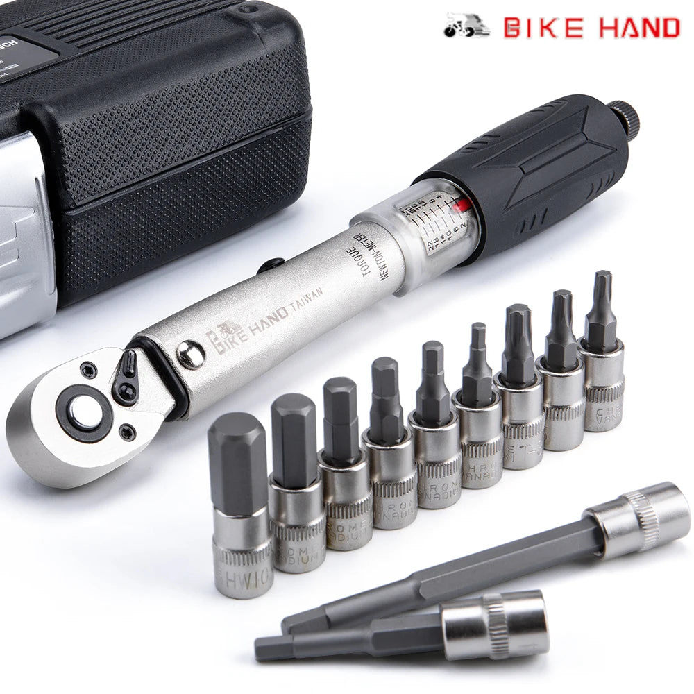 Bike Hand Bicycle Repair Tools Torque Wrench Set YC-617-2ST