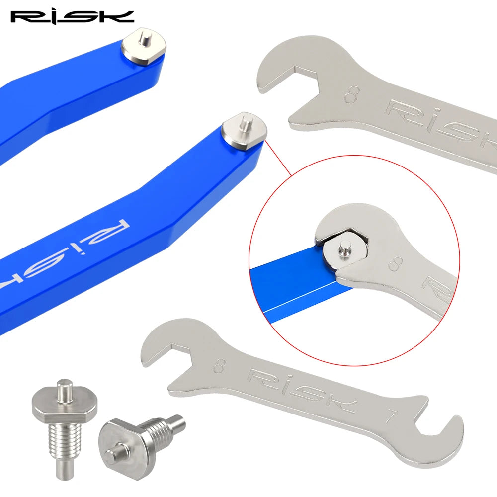 RISK Bike Crank Arms Cap Pin Spanner Adjustable Tool