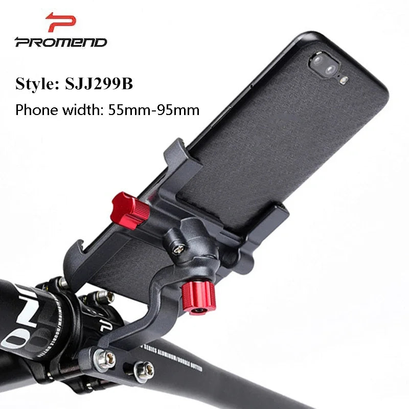 Promend SJJ 299 Aluminum Alloy Mobile Phone Holder for Xiaomi Electric Scooters Bike